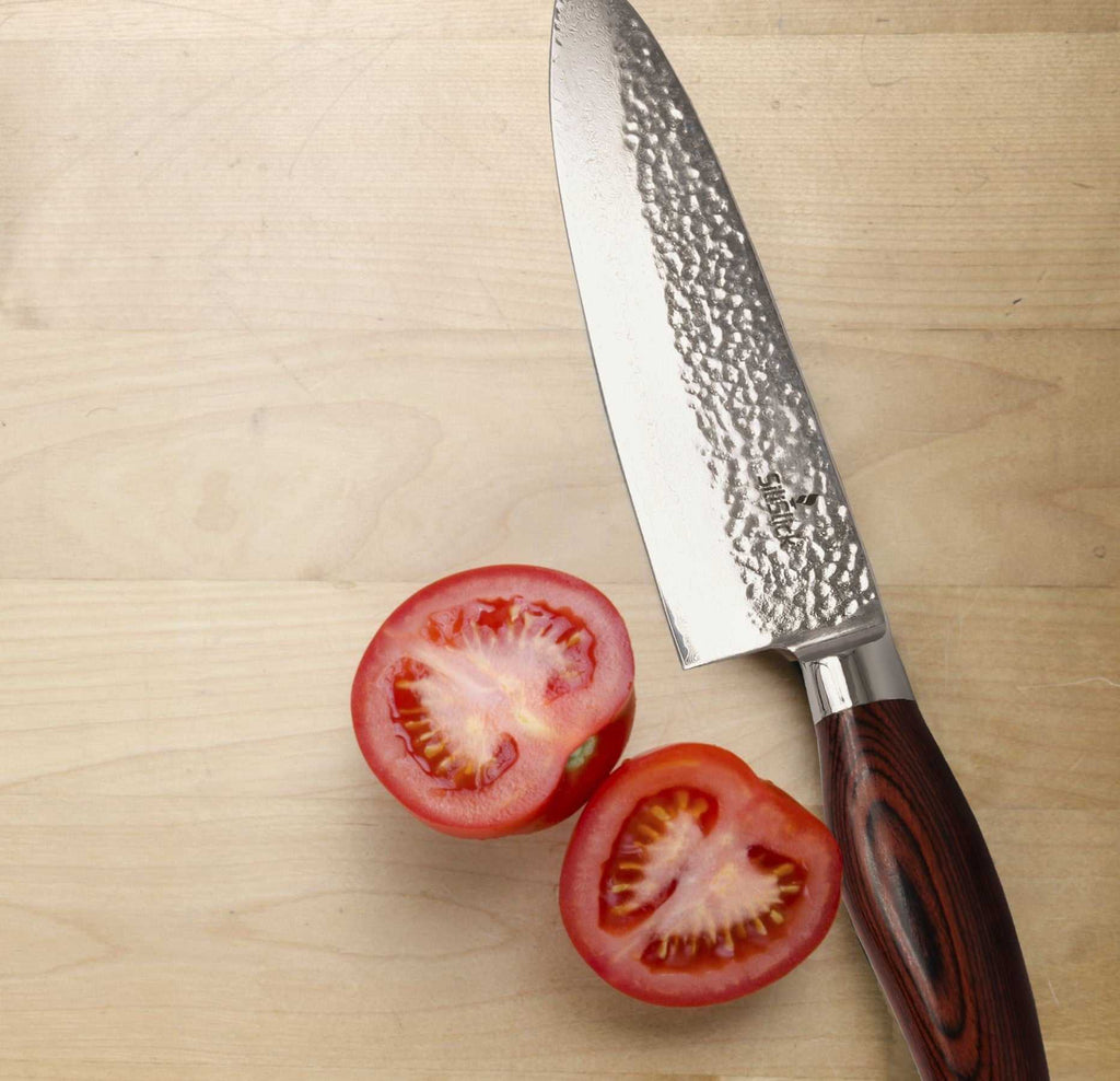 Damascus VG10 Santoku Knife – 7.25" High Carbon Japanese Blade